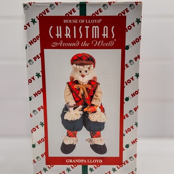 1996 Vintage Christmas Around The World-Grannie Flo Bunny by House of Lloyd - Picture 9 of 10